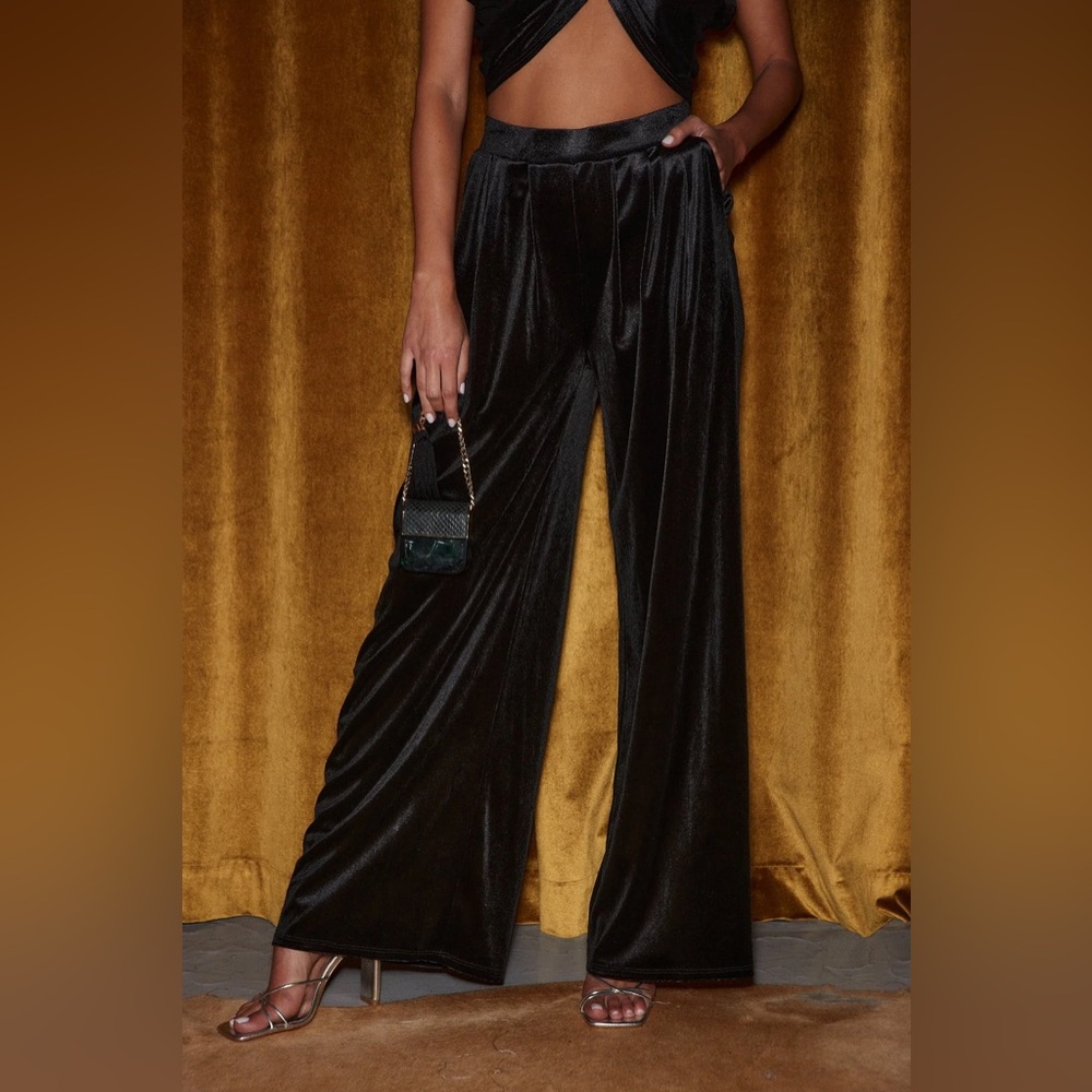 Barbados Black Velvet Pull on Pant from 12th Tribe
